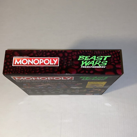 Hasbro Monopoly Beast Wars Transformers Board Game New - Picture 6 of 10